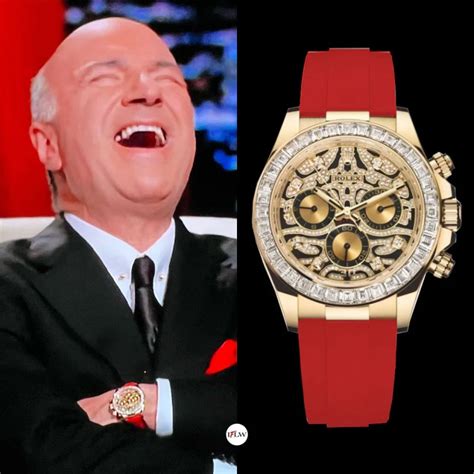 kevin o leary rolex gold watch with world dial|kevin o'leary watches.